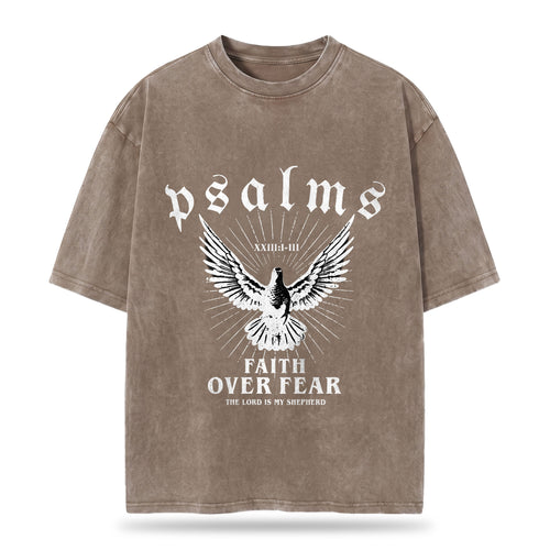 Faith Over Fear Washed T-Shirt