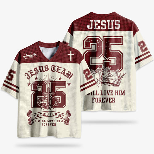 He Died For Me Christian Mesh Jersey