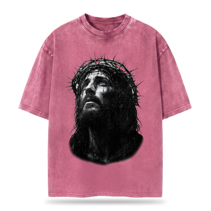 Jesus Christ Christian Washed T-Shirt – Vintage Christian