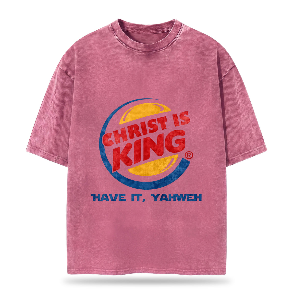 Christ Is King Christian Washed T-Shirt
