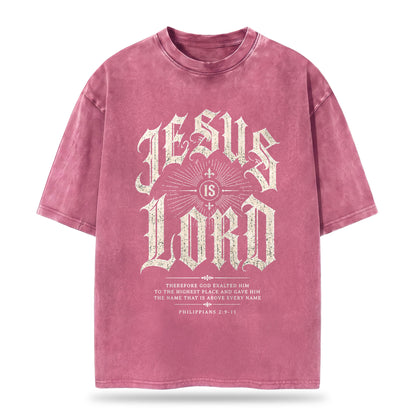 JESUS IS LORD Vintage Washed T-Shirt