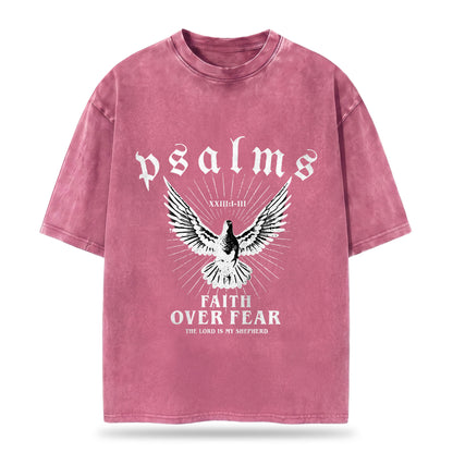 Faith Over Fear Washed T-Shirt