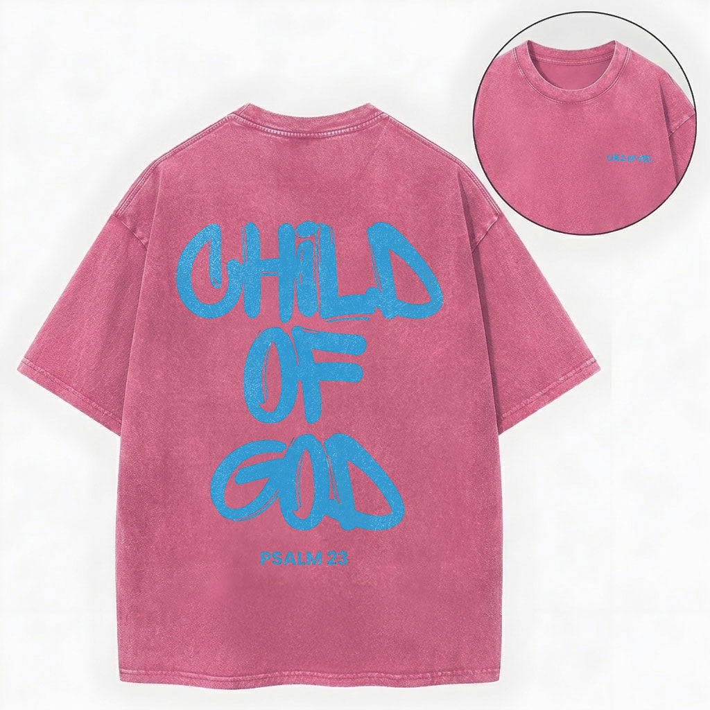 Child Of God Christian Washed T-Shirt