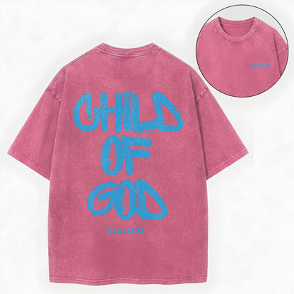 Child Of God Christian Washed T-Shirt