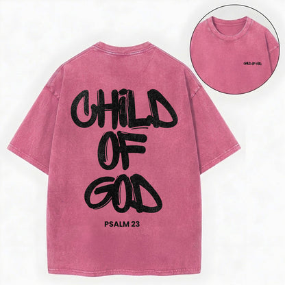 Child Of God Christian Washed T-Shirt