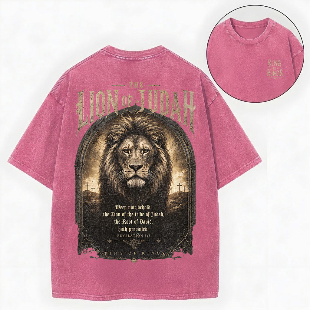 Crowned Lion Vintage Washed T-Shirt