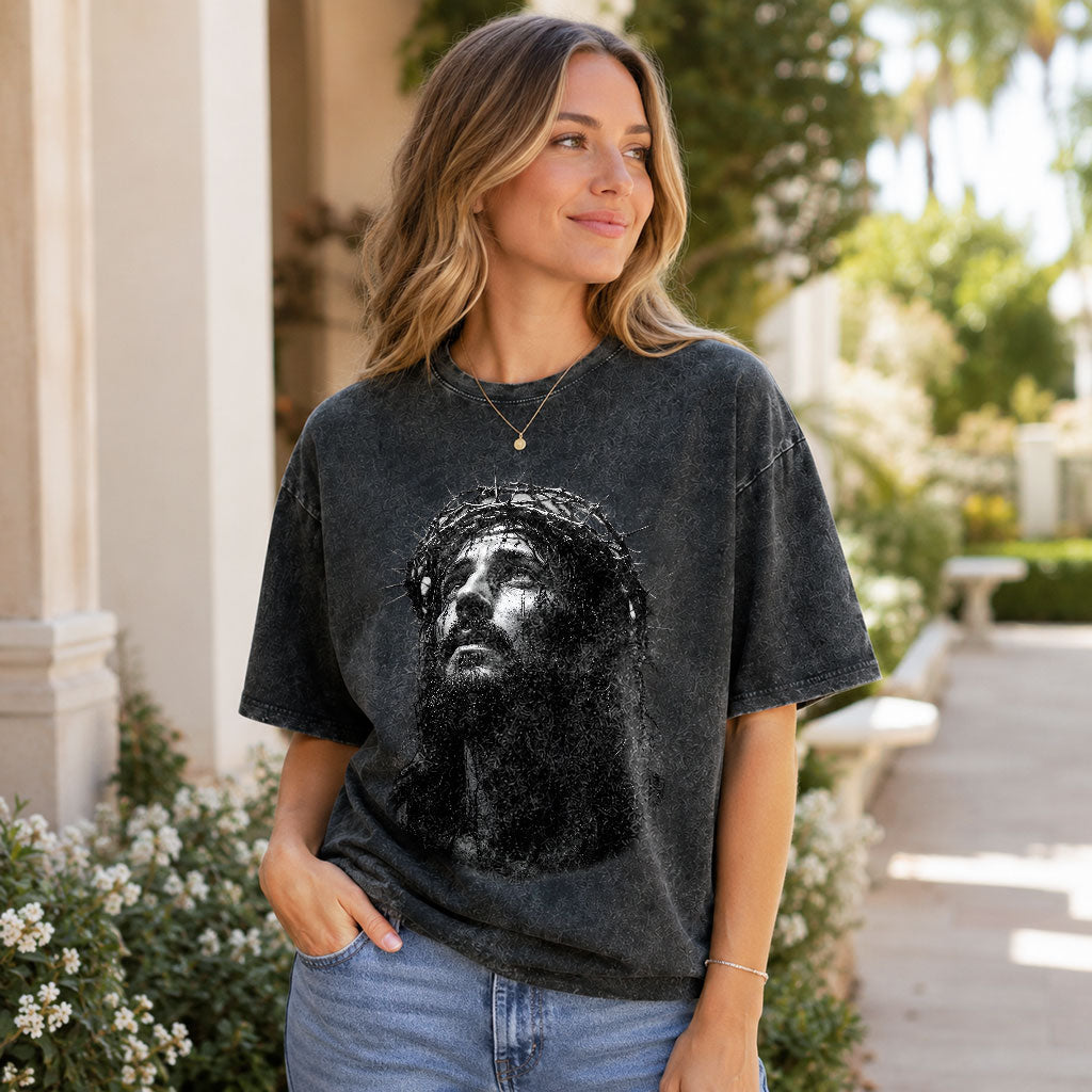 Jesus Christ Christian Washed T-Shirt – Vintage Christian