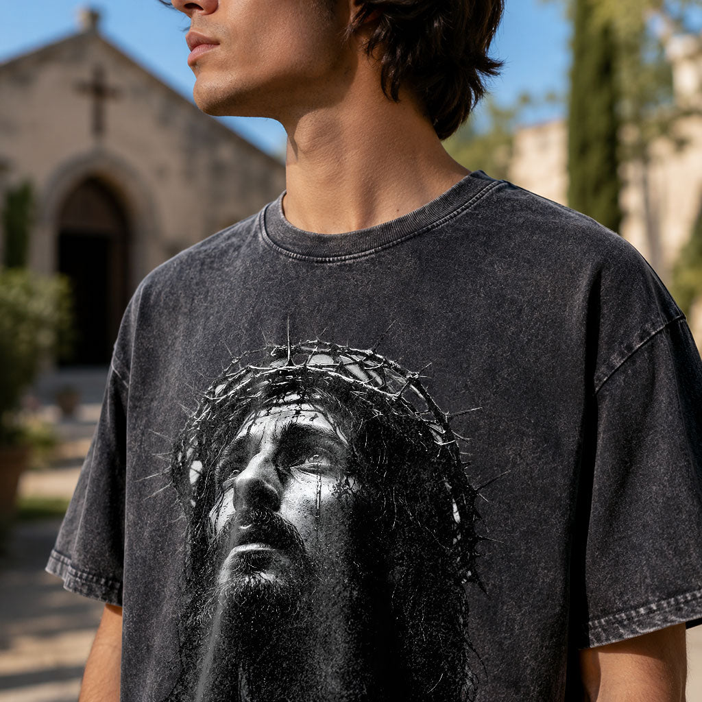 Jesus Christ Christian Washed T-Shirt – Vintage Christian