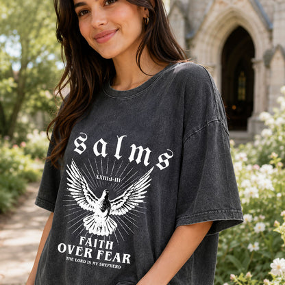 Faith Over Fear Washed T-Shirt