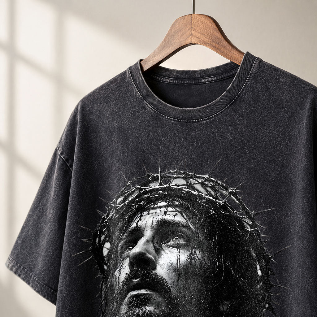 Jesus Christ Christian Washed T-Shirt – Vintage Christian