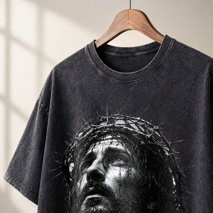 Jesus Christ Christian Washed T-Shirt – Vintage Christian