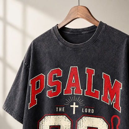 Psalm 23 Christian Washed T-Shirt
