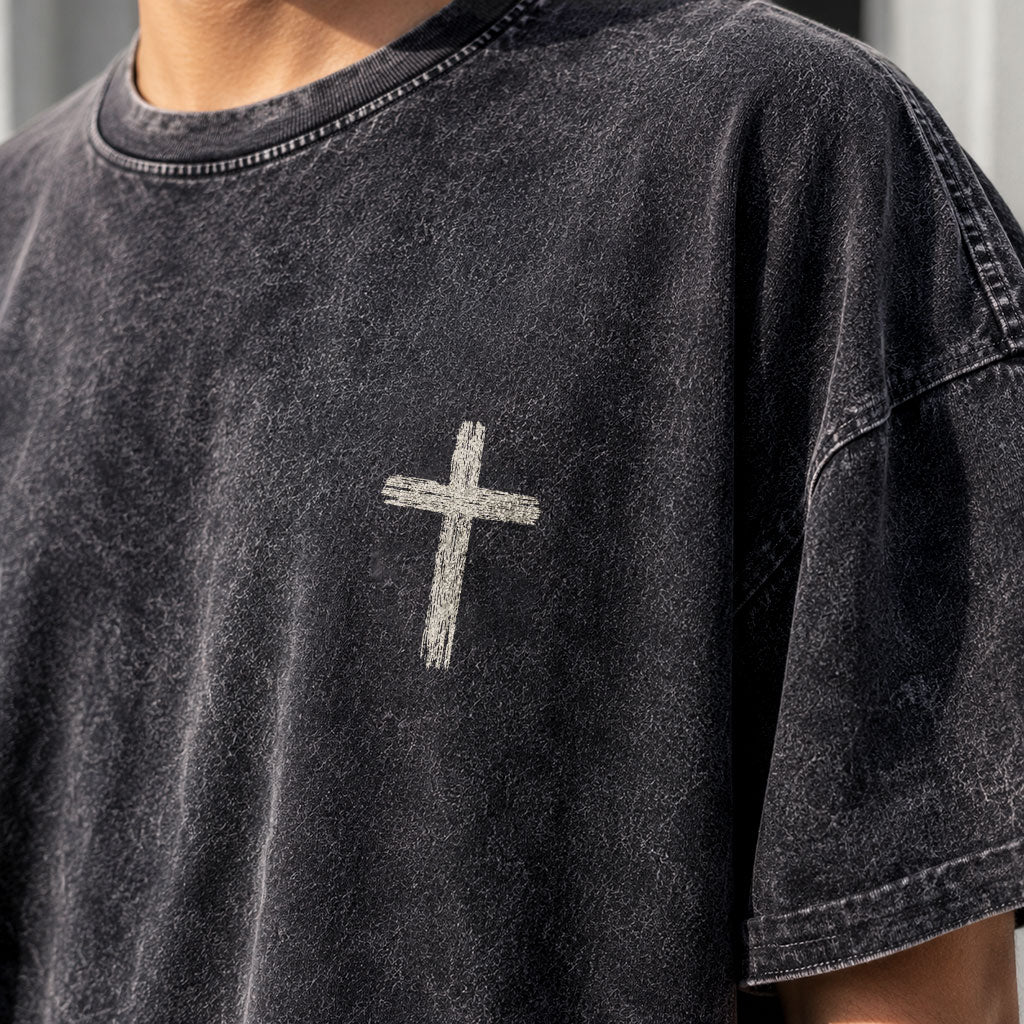 I Can Do All Things Through Christ Christian Washed T-Shirt