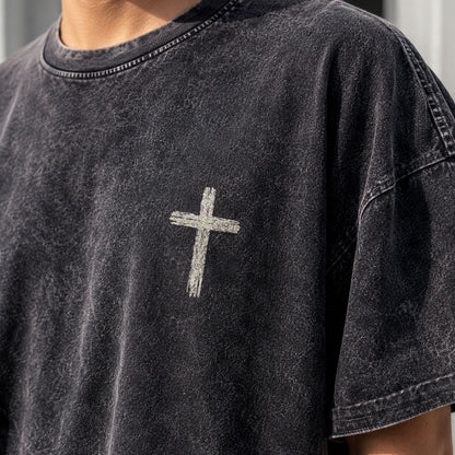 I Can Do All Things Through Christ Christian Washed T-Shirt