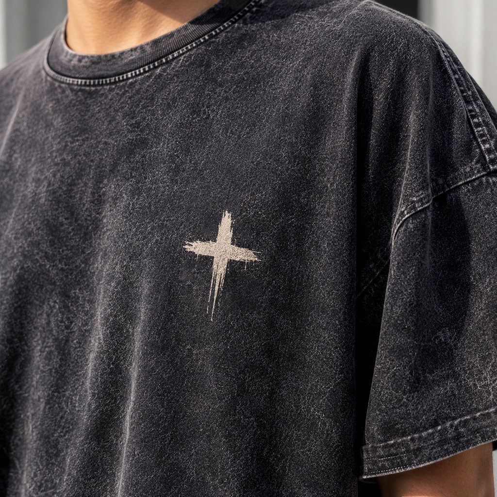 Jesus The Ultimate Deadlifter Christian Washed T-Shirt