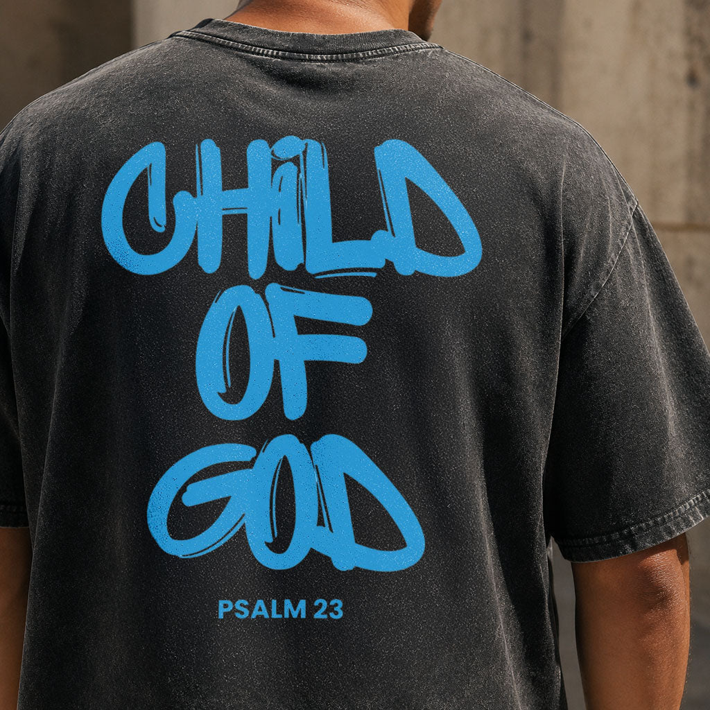 Child Of God Christian Washed T-Shirt