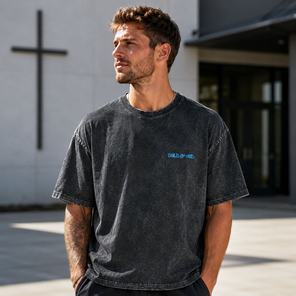 Child Of God Christian Washed T-Shirt
