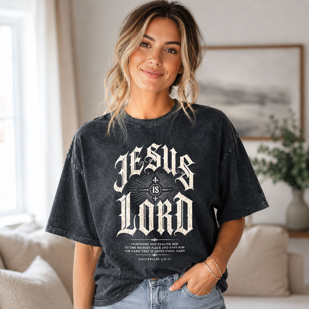 JESUS IS LORD Vintage Washed T-Shirt