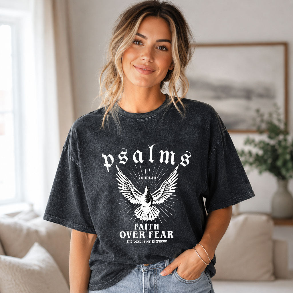 Faith Over Fear Washed T-Shirt