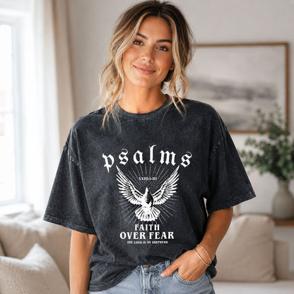 Faith Over Fear Washed T-Shirt