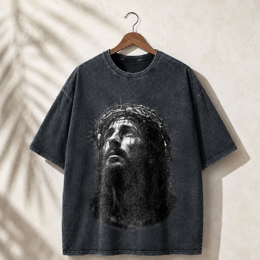 Jesus Christ Christian Washed T-Shirt – Vintage Christian