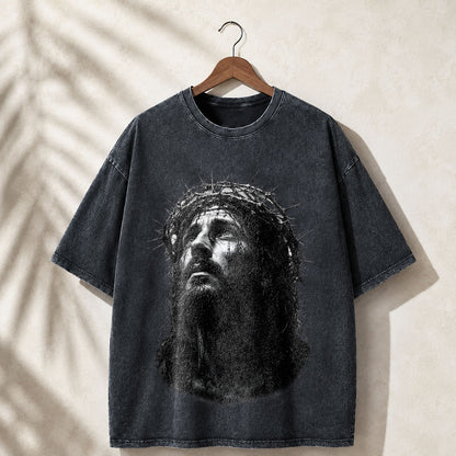 Jesus Christ Christian Washed T-Shirt – Vintage Christian