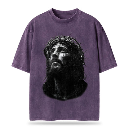 Jesus Christ Christian Washed T-Shirt – Vintage Christian
