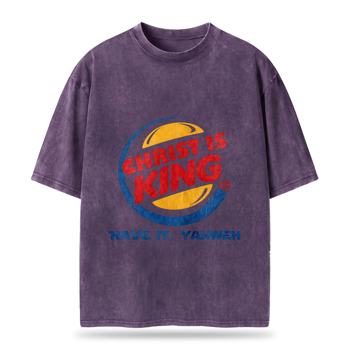 Christ Is King Christian Washed T-Shirt