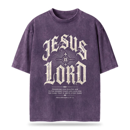 JESUS IS LORD Vintage Washed T-Shirt