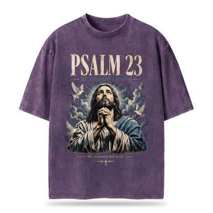 Faith Over Fear Christian Oversized Graphic T-Shirt – Vintage Christian Streetwear Tee