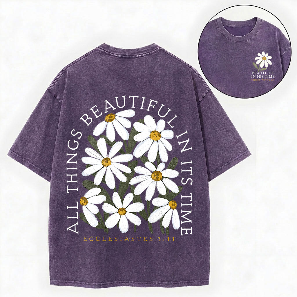 Daisy Christian Shirt – All Things Beautiful Vintage Unisex Washed Tee