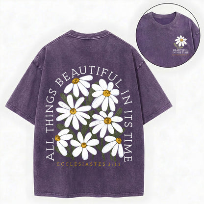 Daisy Christian Shirt – All Things Beautiful Vintage Unisex Washed Tee