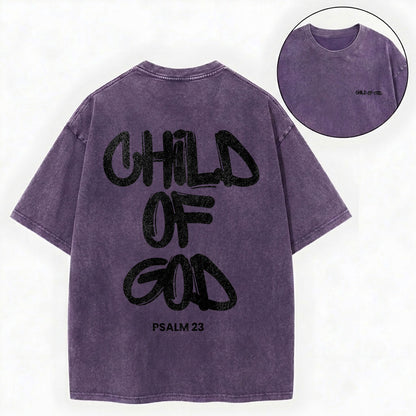 Child Of God Christian Washed T-Shirt