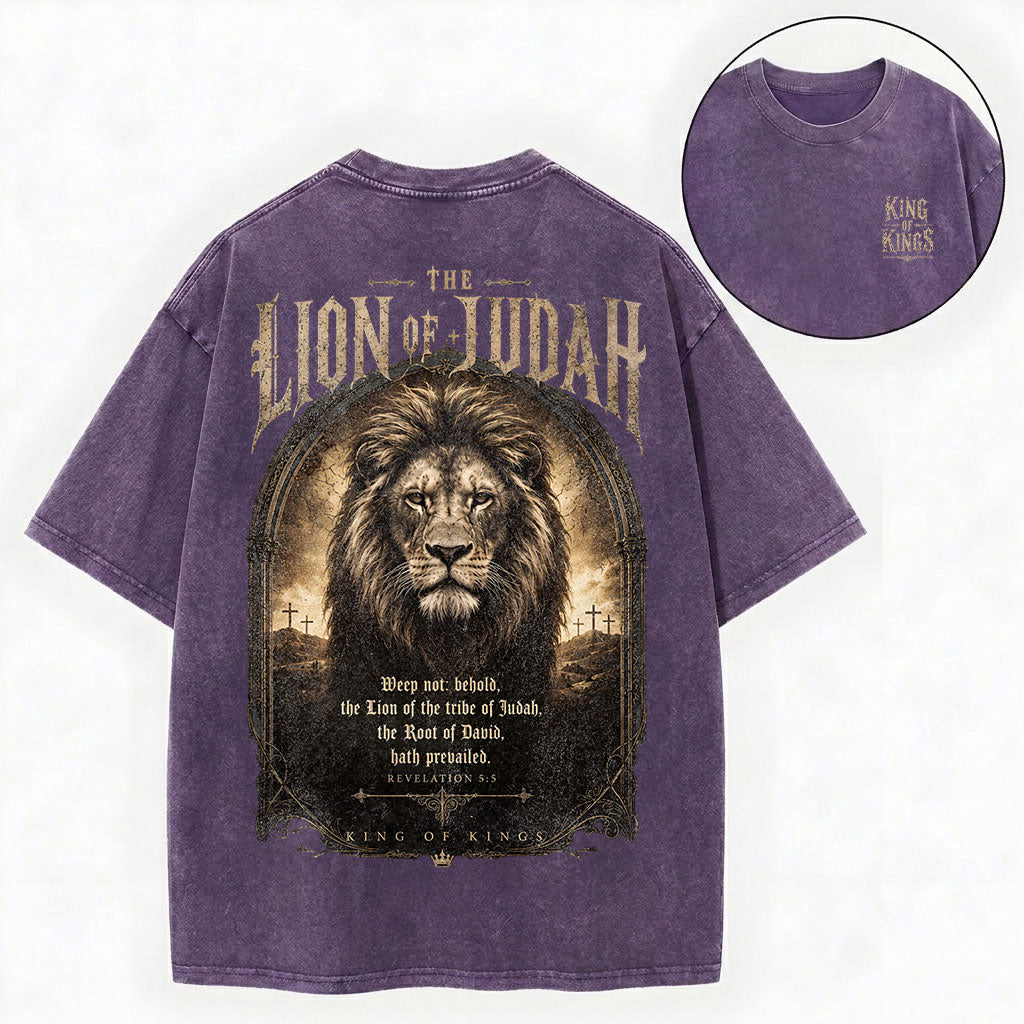 Crowned Lion Vintage Washed T-Shirt