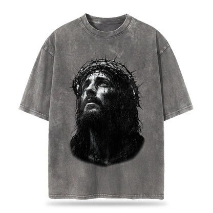 Jesus Christ Christian Washed T-Shirt – Vintage Christian