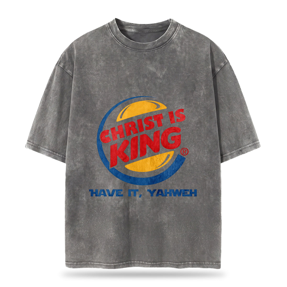 Christ Is King Christian Washed T-Shirt