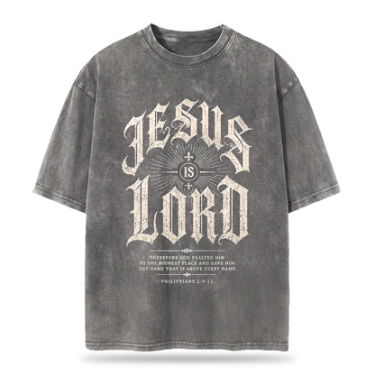 JESUS IS LORD Vintage Washed T-Shirt