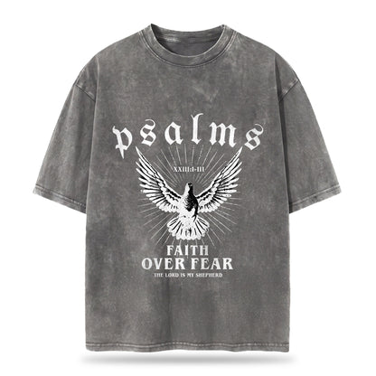 Faith Over Fear Washed T-Shirt