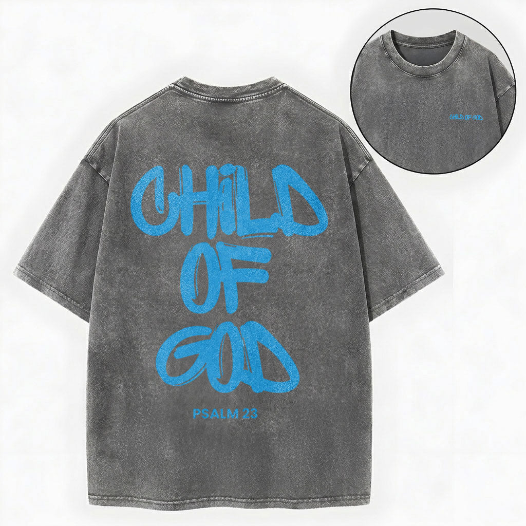 Child Of God Christian Washed T-Shirt