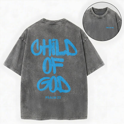 Child Of God Christian Washed T-Shirt