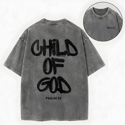 Child Of God Christian Washed T-Shirt