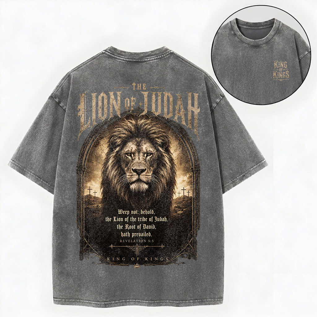 Crowned Lion Vintage Washed T-Shirt