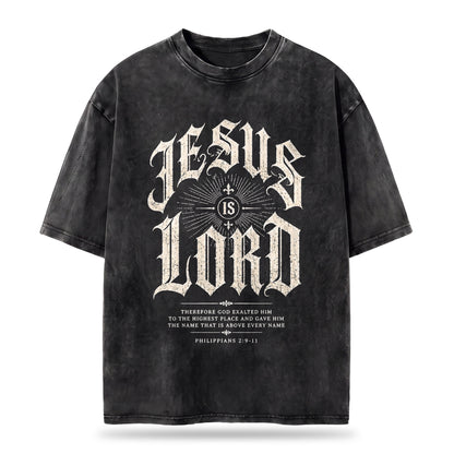 JESUS IS LORD Vintage Washed T-Shirt