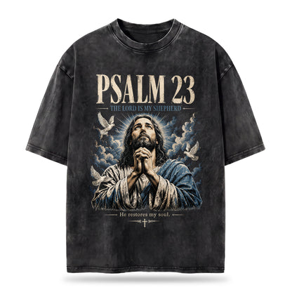 Faith Over Fear Christian Oversized Graphic T-Shirt – Vintage Christian Streetwear Tee