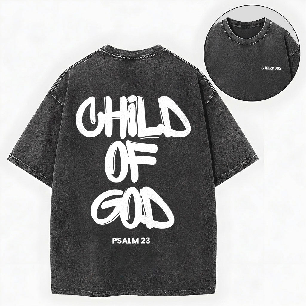 Child Of God Christian Washed T-Shirt