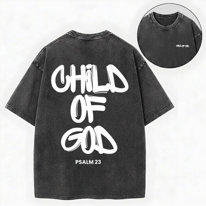 Child Of God Christian Washed T-Shirt