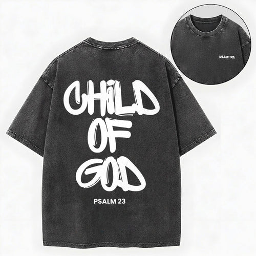 Child Of God Christian Washed T-Shirt