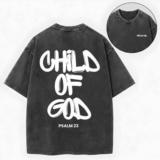 Child Of God Christian Washed T-Shirt