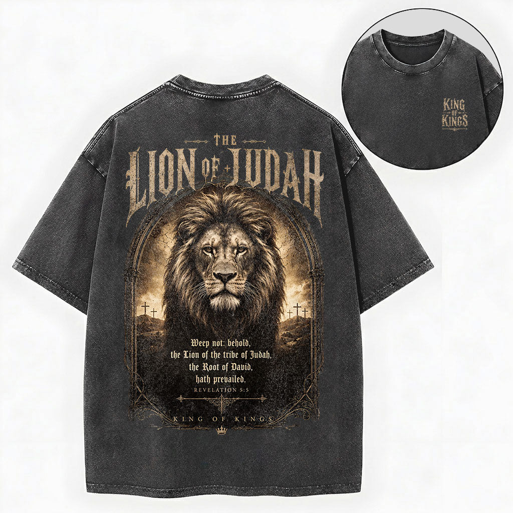 Crowned Lion Vintage Washed T-Shirt