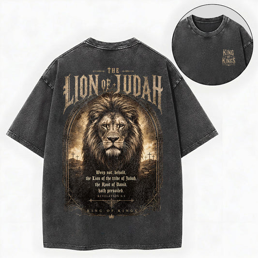 Crowned Lion Vintage Washed T-Shirt